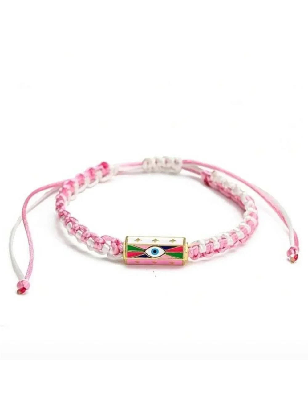 Pink Evil Eye Bracelet Q875